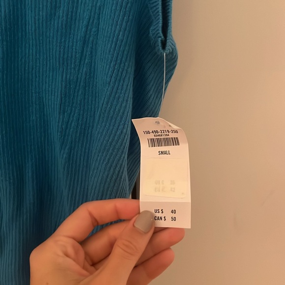 Blue Abercrombie tank sweater - Picture 2 of 4